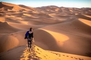 Morocco Camel trekking offers a traditional and immersive desert experience.